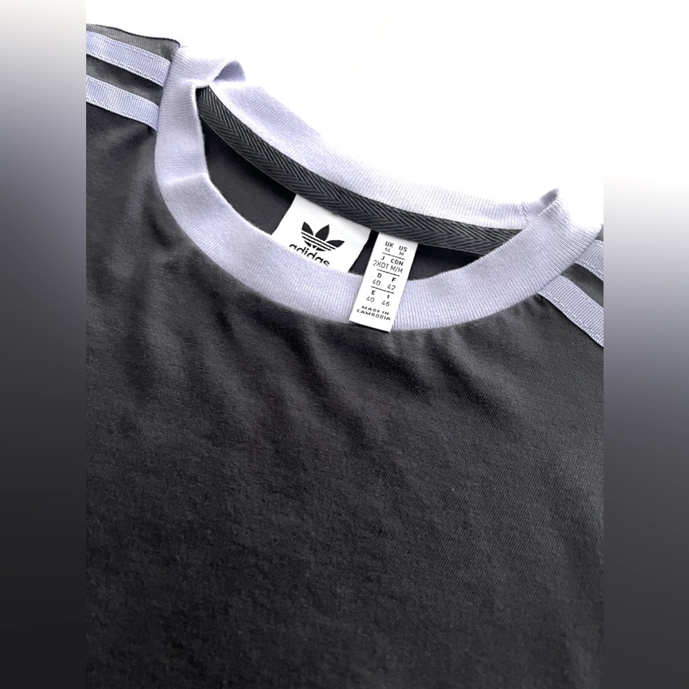 ADIDAS Originals Classic Tee Dress with Embroidery- Women’s Medium - Like New - Picture 6 of 7